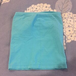 Free People Blue Carrie Tube Top